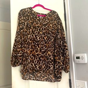 Leopard blouse